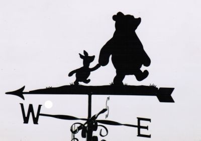 Winnie and Piglet weathervane
